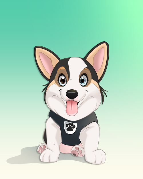 Digital Product | Custom Hand-Drawn CartoonPet Portrait