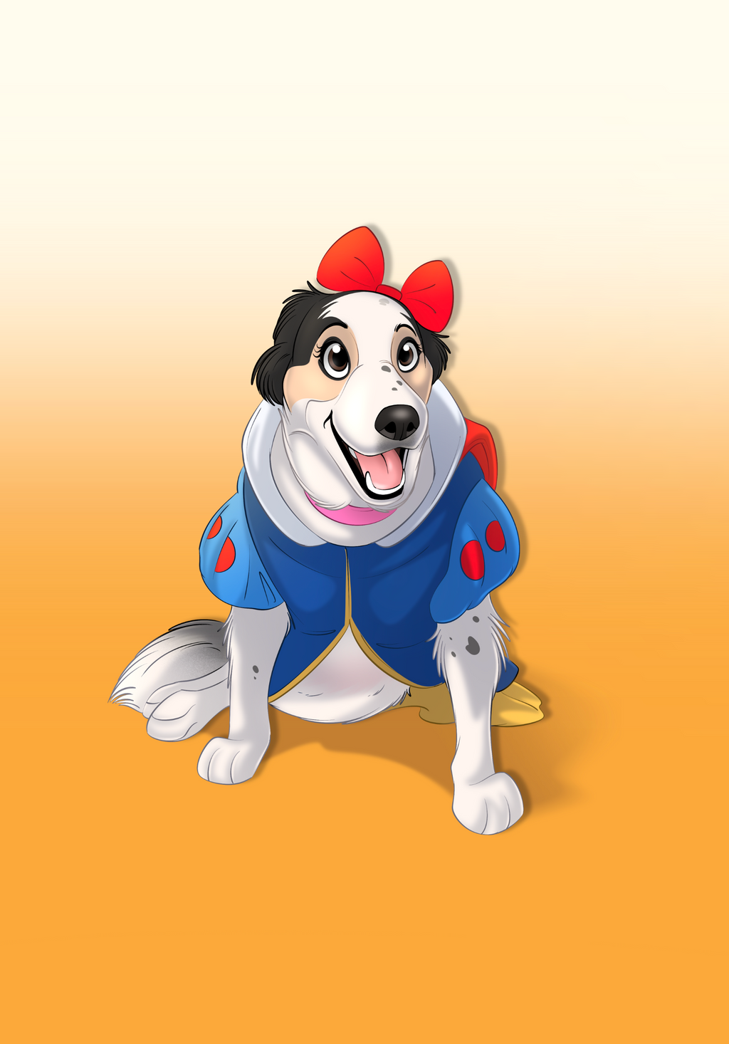 Digital Product | Custom Hand-Drawn Cartoon Pet Portrait | Fullbody