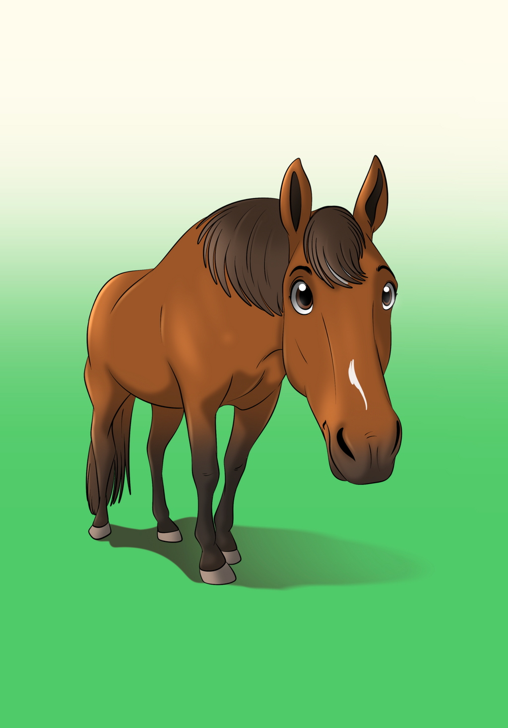 Digital Product | Custom Hand-Drawn Cartoon Pet Portrait | Fullbody
