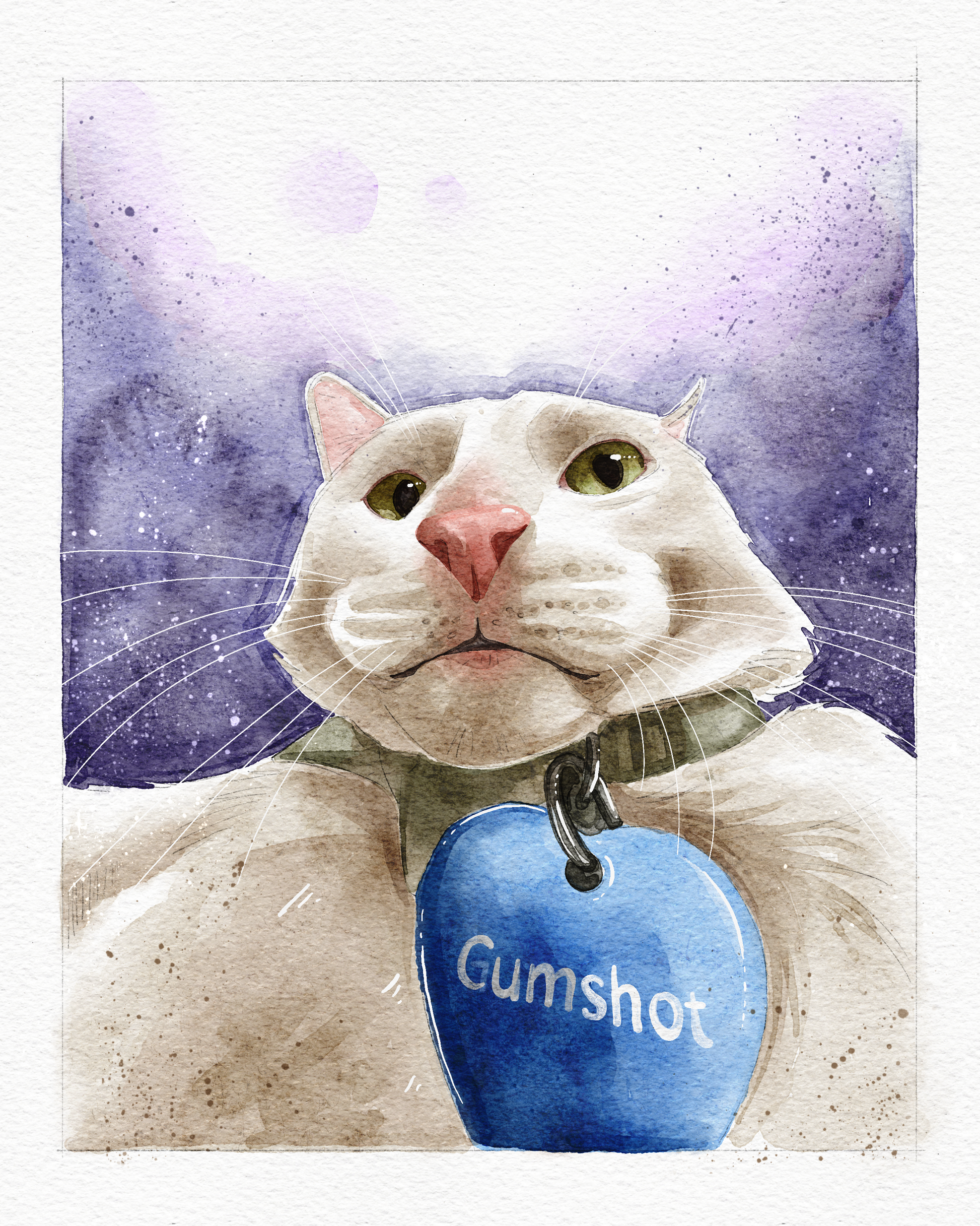 Digital Product | Personalized Watercolor Pet Portrait